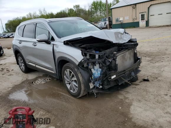 ✅ 2020 Hyundai Santa Fe Limited • VIN: 5NMS5CAD9LH251116 • Lot: 51497524. Listed on Copart with Not provided. Free auction sales archive from the USA and detailed vehicle history report at DreamBid. Image 4.