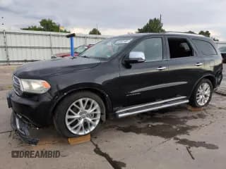 ✅ 2014 Dodge Durango Citadel • VIN: 1C4RDJEG5EC557337 • Lot: 66363165. Wystawiony na Copart z przebiegiem 129 036 mil. Bezpłatny archiwum sprzedaży aukcyjnych z USA i szczegółowy raport historii pojazdu na DreamBid. Zdjęcie 1.