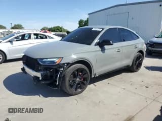 ✅ 2022 Audi SQ5 Sportback Premium Plus • VIN: WA124AFY9N2032645 • Lot: 52616735. Listed on Copart with 33,755 mi. Free auction sales archive from the USA and detailed vehicle history report at DreamBid. Image 1.
