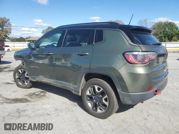 ✅ 2018 Jeep Compass Trailhawk • VIN: 3C4NJDDB5JT163270 • Lot: 81915855. Listed on Copart with 142,824 mi. Free auction sales archive from the USA and detailed vehicle history report at DreamBid. Image 2.