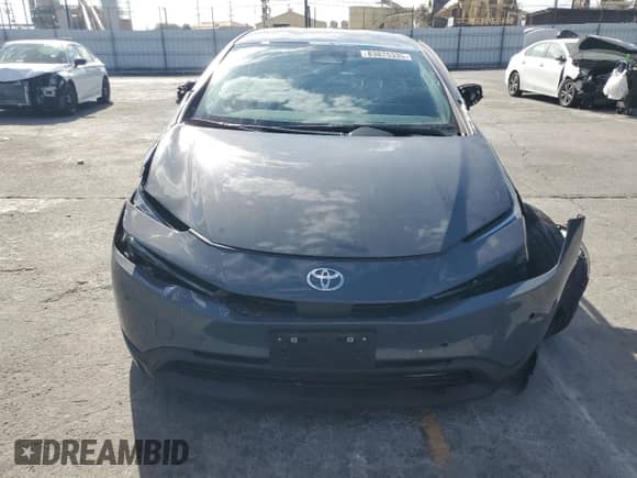 2024 Toyota Prius LE with VIN JTDACAAU6R3037083, listed as a Copart auction lot 83825335 with 27,248 mi miles and Salvage title. Bid and sale history available at DreamBid. Image 5.