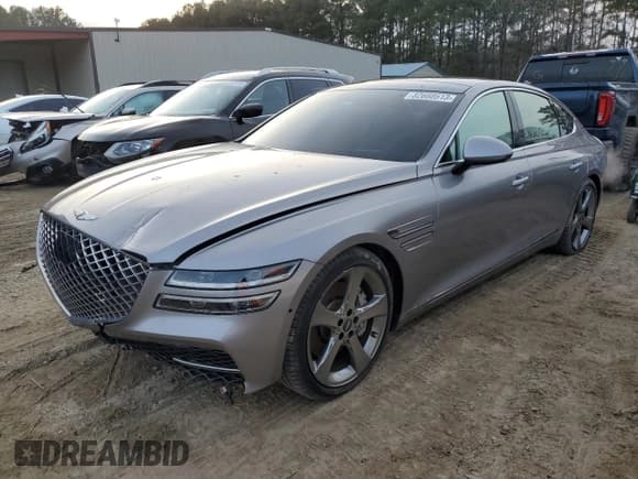 ✅ 2021 Genesis G80 Prestige • VIN: KMTGC4SD0MU045484 • Lot: 82668513. Wystawiony na Copart z przebiegiem 47 742 mil. Bezpłatny archiwum sprzedaży aukcyjnych z USA i szczegółowy raport historii pojazdu na DreamBid. Zdjęcie 1.