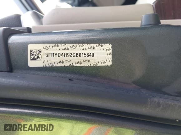 ✅ 2016 Acura MDX Advance • VIN: 5FRYD4H92GB015840 • Лот: 41634504. Опубликован ранее на IAAI с пробегом 105 270 миль. Бесплатный доступ к архиву аукционных продаж из США и подробный отчёт об истории автомобиля на DreamBid. Изображение 9.