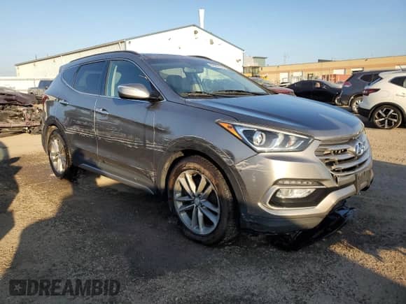 2017 Hyundai Santa Fe 2.0T with VIN 5XYZUDLAXHG453538, listed as a Copart auction lot 69907165 with 102,694 mi miles and Salvage title. Bid and sale history available at DreamBid. Image 4.