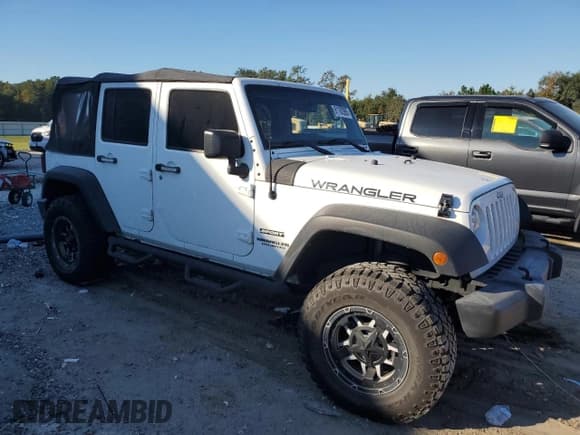✅ 2016 Jeep Wrangler Unlimited Sport • VIN: 1C4BJWDG4GL324299 • Lot: 91162985. Listed on Copart with 84,869 mi. Free auction sales archive from the USA and detailed vehicle history report at DreamBid. Image 4.