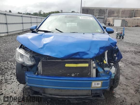 2020 Chevrolet Sonic Premier with VIN 1G1JF6SB4L4137386, listed as a Copart auction lot 71990014 with 80,604 mi miles and Salvage title. Bid and sale history available at DreamBid. Image 5.