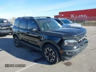 ✅ 2021 Ford Bronco Sport Outer Banks • VIN: 3FMCR9C62MRB40835 • Lot: 43643734. Wystawiony na IAAI z przebiegiem 76 820 mil. Bezpłatny archiwum sprzedaży aukcyjnych z USA i szczegółowy raport historii pojazdu na DreamBid. Zdjęcie 1.