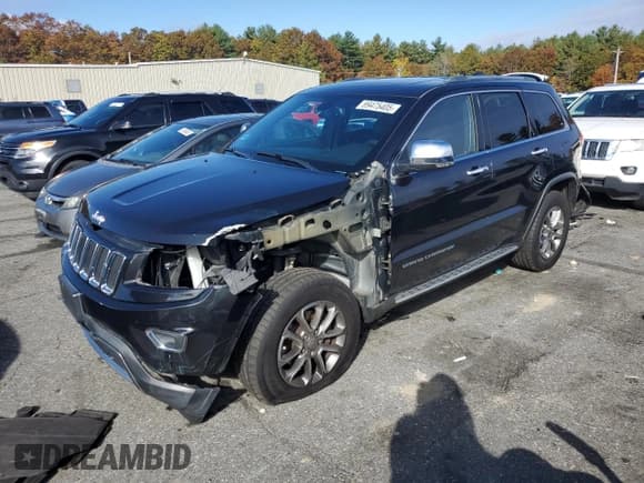 ✅ 2016 Jeep Grand Cherokee Limited • VIN: 1C4RJFBG8GC333122 • Лот: 89475405. Опубликован ранее на Copart с пробегом 177 891 миль. Бесплатный доступ к архиву аукционных продаж из США и подробный отчёт об истории автомобиля на DreamBid. Изображение 1.