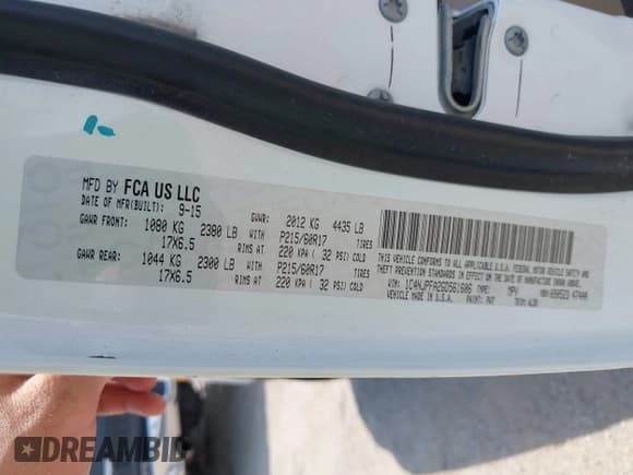 ✅ 2016 Jeep Patriot Latitude • VIN: 1C4NJPFA2GD561606 • Lot: 42994027. Listed on IAAI with 87,561 mi. Free auction sales archive from the USA and detailed vehicle history report at DreamBid. Image 9.