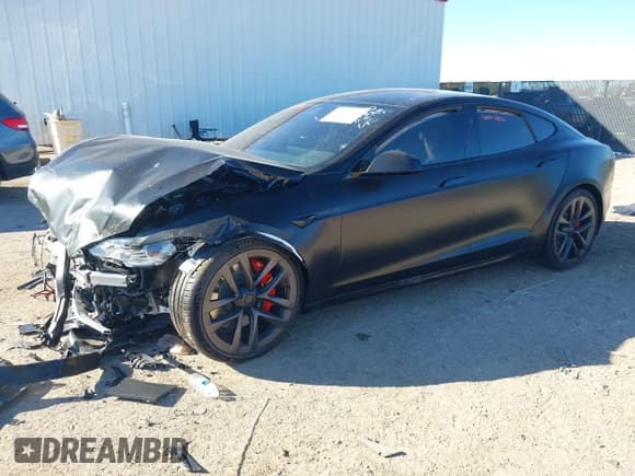 ✅ 2024 Tesla Model S Plaid • VIN: 5YJSA1E69RF544911 • Lot: 40907646. Listed on IAAI with Not provided. Free auction sales archive from the USA and detailed vehicle history report at DreamBid. Image 2.