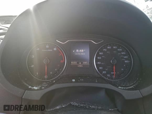 ✅ 2015 Audi A3 Premium • VIN: WAUBFGFF1F1003890 • Lot: 94288065. Listed on Copart with 93,355 mi. Free auction sales archive from the USA and detailed vehicle history report at DreamBid. Image 9.