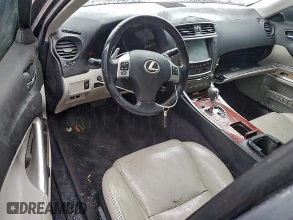 ✅ 2012 Lexus IS 250 • VIN: JTHBF5C24C5172202 • Lot: 96488715. Listed on Copart with Not provided. Free auction sales archive from the USA and detailed vehicle history report at DreamBid. Image 8.