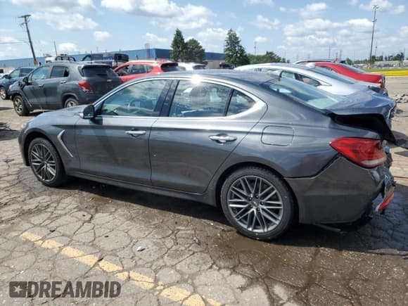✅ 2019 Genesis G70 Advanced • VIN: KMTG64LA1KU044871 • Lot: 60246525. Wystawiony na Copart z przebiegiem 96 364 mil. Bezpłatny archiwum sprzedaży aukcyjnych z USA i szczegółowy raport historii pojazdu na DreamBid. Zdjęcie 2.