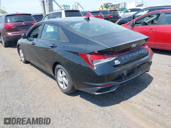 ✅ 2021 Hyundai Elantra SE • VIN: KMHLL4AG4MU166264 • Lot: 42833891. Listed on IAAI with 52,025 mi. Free auction sales archive from the USA and detailed vehicle history report at DreamBid. Image 3.