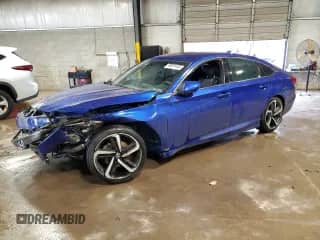 2018 Honda Accord Sport with VIN 1HGCV1F3XJA132184, listed as a Copart auction lot 90691445 with 133,775 mi miles and Clean title. Bid and sale history available at DreamBid. Image 1.