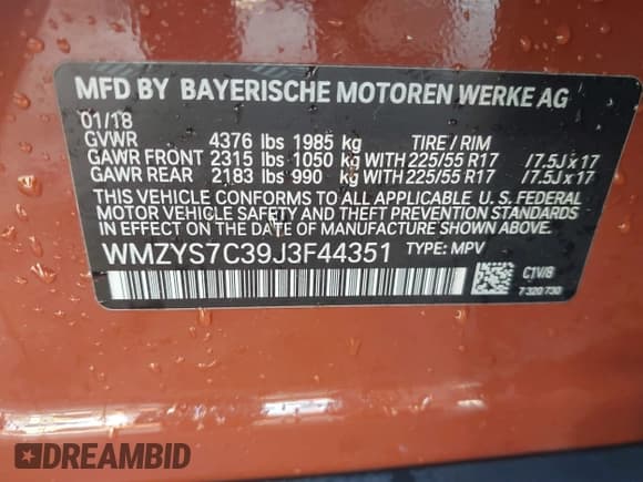 ✅ 2018 MINI Countryman Cooper • VIN: WMZYS7C39J3F44351 • Lot: 43236836. Wystawiony na IAAI z przebiegiem 79 275 mil. Bezpłatny archiwum sprzedaży aukcyjnych z USA i szczegółowy raport historii pojazdu na DreamBid. Zdjęcie 9.