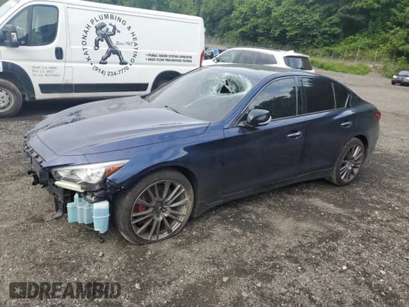 ✅ 2022 Infiniti Q50 Red Sport 400 • VIN: JN1FV7DR7NM390126 • Lot: 63822295. Wystawiony na Copart z przebiegiem 102 716 mil. Bezpłatny archiwum sprzedaży aukcyjnych z USA i szczegółowy raport historii pojazdu na DreamBid. Zdjęcie 1.