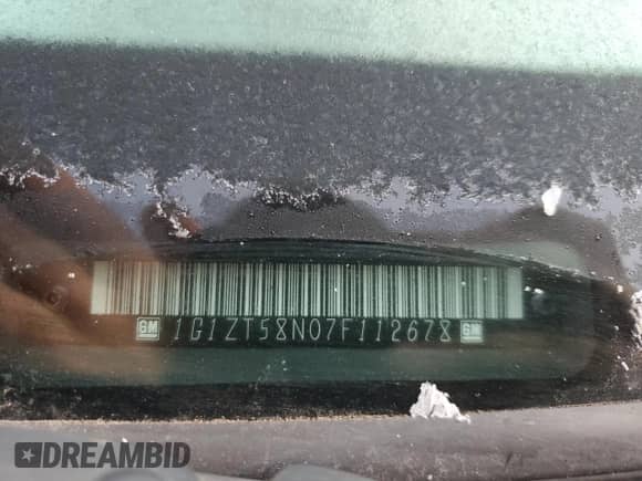 ✅ 2007 Chevrolet Malibu 2LT • VIN: 1G1ZT58N07F112678 • Lot: 84164834. Listed on Copart with 167,695 mi miles. Access the free auction sales archive from the USA and view a detailed vehicle history report at DreamBid. Image 12.