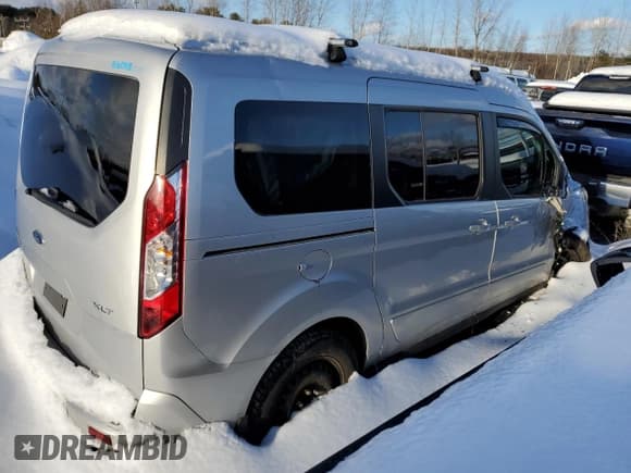 ✅ 2018 Ford Transit Connect XLT • VIN: NM0GE9F75J1371298 • Lot: 44320505. Listed on Copart with Not provided. Free auction sales archive from the USA and detailed vehicle history report at DreamBid. Image 3.