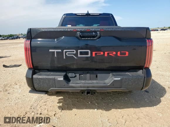 ✅ 2024 Toyota Tundra TRD Pro Hybrid • VIN: 5TFPC5DB3RX081207 • Lot: 58406695. Listed on Copart with 10,963 mi. Free auction sales archive from the USA and detailed vehicle history report at DreamBid. Image 6.