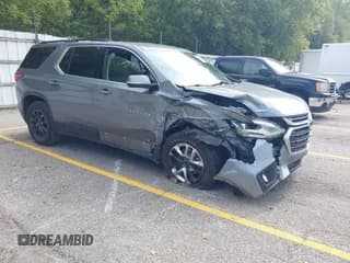 ✅ 2019 Chevrolet Traverse LT Cloth • VIN: 1GNERGKW0KJ297734 • Lot: 43288068. Wystawiony na IAAI z przebiegiem 114 751 mil. Bezpłatny archiwum sprzedaży aukcyjnych z USA i szczegółowy raport historii pojazdu na DreamBid. Zdjęcie 1.