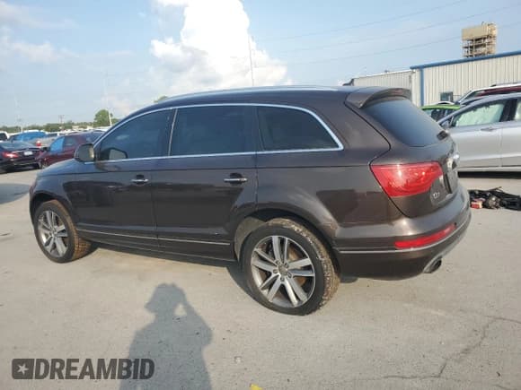 ✅ 2013 Audi Q7 Premium Plus • VIN: WA1LGAFE6DD001390 • Lot: 67924785. Listed on Copart with Not provided. Free auction sales archive from the USA and detailed vehicle history report at DreamBid. Image 2.
