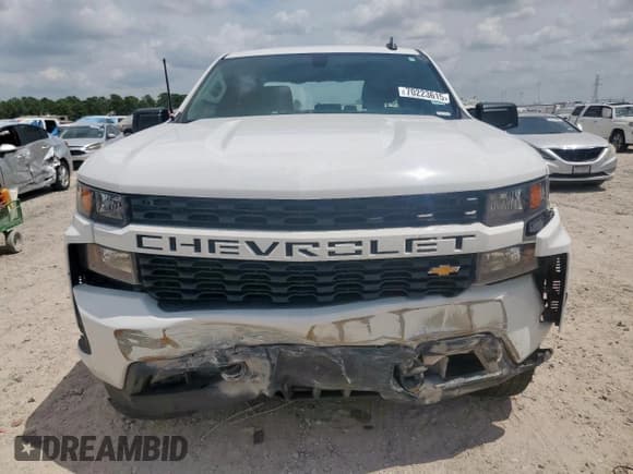 ✅ 2022 Chevrolet Silverado 1500 Custom • VIN: 3GCPWBEK9NG105416 • Лот: 70223615. Опубликован ранее на Copart с пробегом 57 347 миль. Бесплатный доступ к архиву аукционных продаж из США и подробный отчёт об истории автомобиля на DreamBid. Изображение 5.