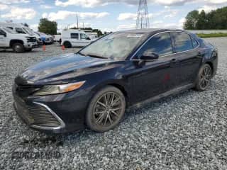 2021 Toyota Camry XLE with VIN 4T1F11AK3MU603452, listed as a Copart auction lot 69985345 with Not provided miles and Salvage title. Bid and sale history available at DreamBid. Image 1.
