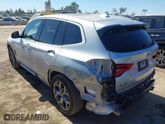 ✅ 2020 BMW X3 sDrive30i • VIN: 5UXTY3C05L9B24057 • Lot: 43547711. Listed on IAAI with 23,487 mi. Free auction sales archive from the USA and detailed vehicle history report at DreamBid. Image 3.
