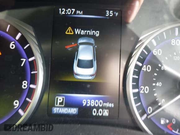 ✅ 2017 Infiniti Q50 Sport • VIN: JN1EV7AR4HM840464 • Лот: 41739415. Опубликован ранее на IAAI с пробегом 93 800 миль. Бесплатный доступ к архиву аукционных продаж из США и подробный отчёт об истории автомобиля на DreamBid. Изображение 15.