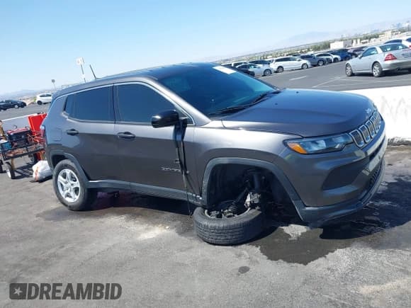 ✅ 2022 Jeep Compass Sport • VIN: 3C4NJDAB5NT205642 • Лот: 42130466. Опубликован ранее на IAAI с пробегом 52 713 миль. Бесплатный доступ к архиву аукционных продаж из США и подробный отчёт об истории автомобиля на DreamBid. Изображение 6.