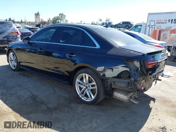 ✅ 2023 Audi A4 S line Premium Plus • VIN: WAUEAAF45PN001447 • Lot: 42843345. Listed on IAAI with 13,313 mi. Free auction sales archive from the USA and detailed vehicle history report at DreamBid. Image 3.