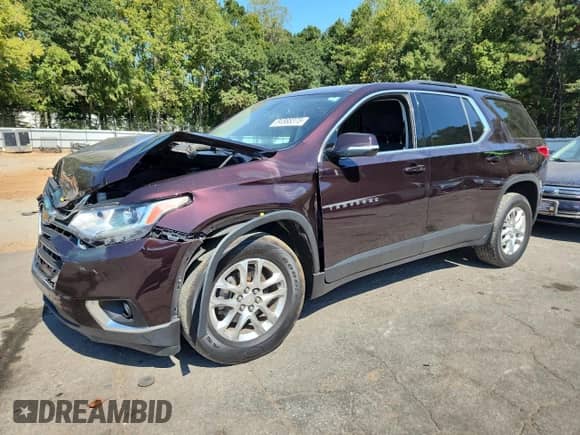 2020 Chevrolet Traverse LT Cloth с VIN 1GNERGKW9LJ194880, выставлен на аукционе Copart как лот 84568375 с пробегом 92 714 миль миль и Списание • Salvage title. История ставок и продаж доступна на DreamBid. Изображение 1.