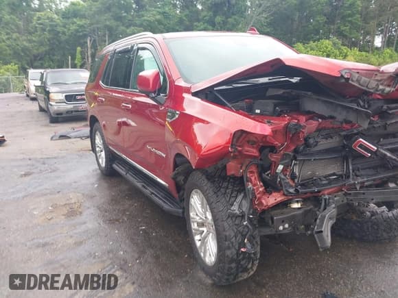 ✅ 2021 GMC Yukon SLT • VIN: 1GKS2BKD4MR448858 • Lot: 42179393. Listed on IAAI with 85,987 mi. Free auction sales archive from the USA and detailed vehicle history report at DreamBid. Image 1.