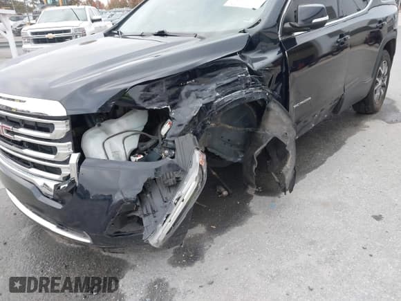 ✅ 2021 GMC Acadia SLE • VIN: 1GKKNKLA1MZ127582 • Lot: 43580588. Listed on IAAI with 81,066 mi. Free auction sales archive from the USA and detailed vehicle history report at DreamBid. Image 6.