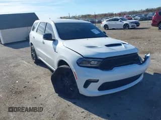 ✅ 2021 Dodge Durango R/T • VIN: 1C4SDHCT2MC598467 • Lot: 43683245. Listed on IAAI with 115,445 mi. Free auction sales archive from the USA and detailed vehicle history report at DreamBid. Image 1.