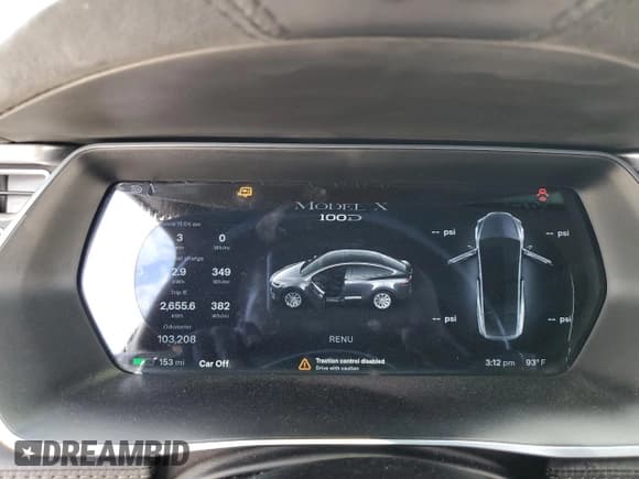 ✅ 2017 Tesla Model X 90D • VIN: 5YJXCDE23HF044191 • Lot: 70591435. Wystawiony na Copart z przebiegiem 103 208 mil. Bezpłatny archiwum sprzedaży aukcyjnych z USA i szczegółowy raport historii pojazdu na DreamBid. Zdjęcie 9.