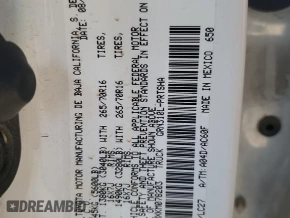 ✅ 2019 Toyota Tacoma TRD Sport • VIN: 3TMDZ5BNXKM078203 • Lot: 87244275. Listed on Copart with 73,777 mi. Free auction sales archive from the USA and detailed vehicle history report at DreamBid. Image 12.