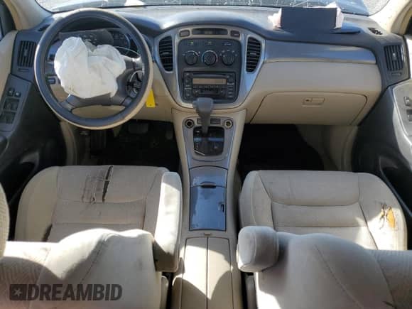 2002 Toyota Highlander with VIN JTEHF21AX20056644, listed as a Copart auction lot 89792015 with 264,876 mi miles and Salvage title. Bid and sale history available at DreamBid. Image 8.