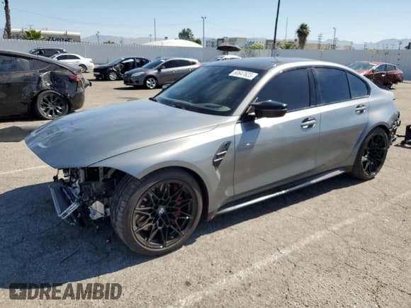 ✅ 2023 BMW M3 Competition xDrive • VIN: WBS43AY0XPFN90422 • Lot: 60647623. Wystawiony na Copart z przebiegiem 2 204 mil. Bezpłatny archiwum sprzedaży aukcyjnych z USA i szczegółowy raport historii pojazdu na DreamBid. Zdjęcie 1.