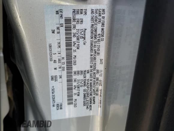 ✅ 2014 Ford Focus Titanium • VIN: 1FADP3J26EL232340 • Lot: 92800695. Listed on Copart with 125,609 mi. Free auction sales archive from the USA and detailed vehicle history report at DreamBid. Image 12.