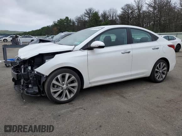 2022 Hyundai Accent Limited z VIN 3KPC34A61NE162765, wystawiony jako Copart lot #61811074 z przebiegiem 36 281 mil mil oraz Szkoda całkowita • Salvage title. Historia ofert i sprzedaży dostępna na DreamBid. Obrazek 1.