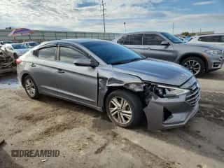 2019 Hyundai Elantra SEL z VIN 5NPD84LF7KH406414, wystawiony jako Copart lot #71423335 z przebiegiem 161 274 mil mil oraz Szkoda całkowita • Salvage title. Historia ofert i sprzedaży dostępna na DreamBid. Obrazek 4.