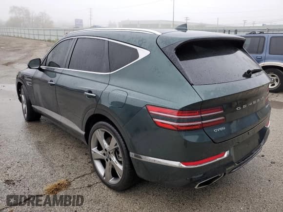 ✅ 2021 Genesis GV80 Advanced Plus • VIN: KMUHCESCXMU071555 • Лот: 62451522. Опубликован ранее на Copart с пробегом 24 167 миль. Бесплатный доступ к архиву аукционных продаж из США и подробный отчёт об истории автомобиля на DreamBid. Изображение 3.