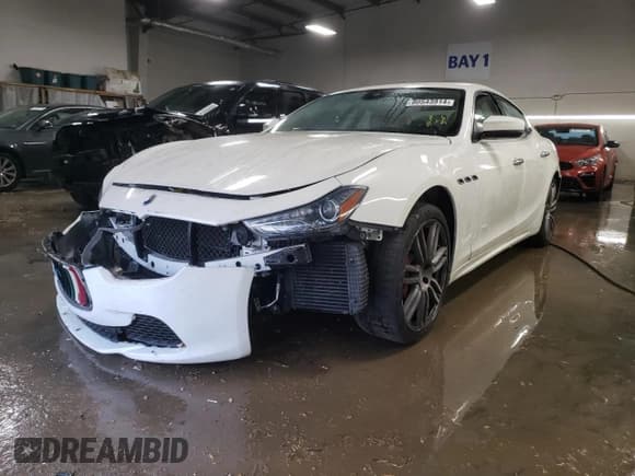 ✅ 2018 Maserati Ghibli • VIN: ZAM57XSL9J1287458 • Lot: 80543914. Listed on Copart with 38,969 mi. Free auction sales archive from the USA and detailed vehicle history report at DreamBid. Image 1.