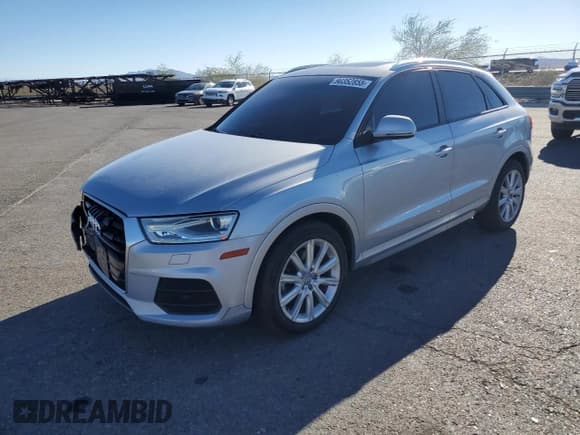 ✅ 2017 Audi Q3 Premium • VIN: WA1BCCFS3HR014535 • Лот: 90352855. Опубликован ранее на Copart с пробегом 184 850 миль. Бесплатный доступ к архиву аукционных продаж из США и подробный отчёт об истории автомобиля на DreamBid. Изображение 1.