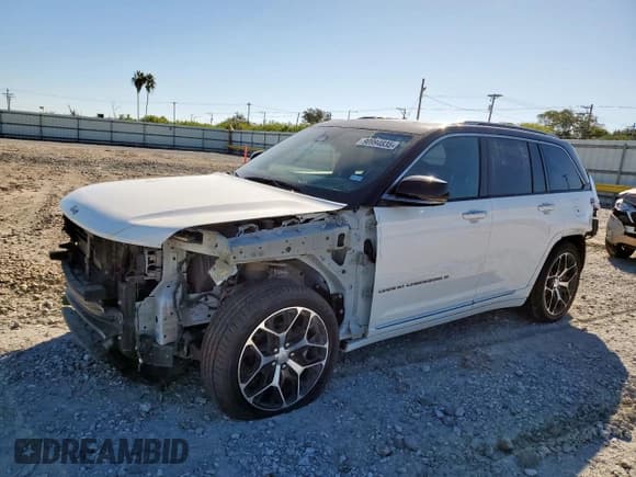 ✅ 2022 Jeep Grand Cherokee Summit • VIN: 1C4RJHEG6N8635421 • Лот: 90994835. Опубликован ранее на Copart с пробегом 47 754 миль. Бесплатный доступ к архиву аукционных продаж из США и подробный отчёт об истории автомобиля на DreamBid. Изображение 1.