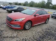 ✅ 2017 Hyundai Sonata Sport • VIN: 5NPE34AF9HH570424 • Лот: 90122105. Опубликован ранее на Copart с пробегом 116 114 миль. Бесплатный доступ к архиву аукционных продаж из США и подробный отчёт об истории автомобиля на DreamBid. Изображение 1.