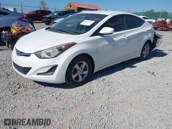2015 Hyundai Elantra SE with VIN 5NPDH4AE6FH568423, listed as a IAAI auction lot 43257903 with 110,379 mi miles and . Bid and sale history available at DreamBid. Image 2.