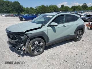2024 Hyundai Kona SEL with VIN KM8HC3AB1RU093236, listed as a Copart auction lot 66651275 with 29,994 mi miles and Salvage title. Bid and sale history available at DreamBid. Image 1.